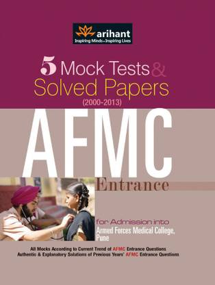5 Mock Tests & Solved Papers for Afmc Entrance  - 5 Mock Tests & Solved Papers