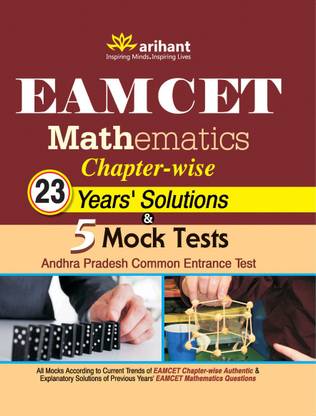Eamcet Mathematics Chapterwise 23 Years' Solutions and 5 Mock Tests