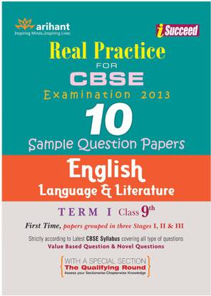 I-Succeed Cbse 10 Sample Papers for English Language & Literature Term-I Class 9th