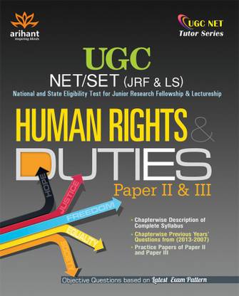 UGC NET/JRF/SLET Human Rights and Duties Paper II & III