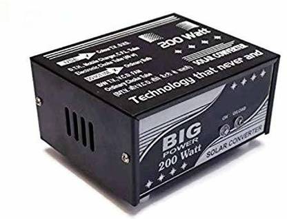 ERHIndia 200 Watt Dc to Ac Converter 12v to 220v 12v dc to 220v ac Converter 100 Watt Dc to Ac Mini Car Inverter with Two AC Power Ports Car Inverter