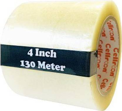 Cellroon Single Sided 4 inch (130 Meter) Handheld Cello Tapes (Manual)