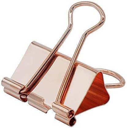 KNAFS SUPER SERIES SMALL BRASS PLATED BINDER CLIP