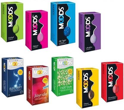 MOODS Play it Right Awesome Pack 12'sX9 Condom