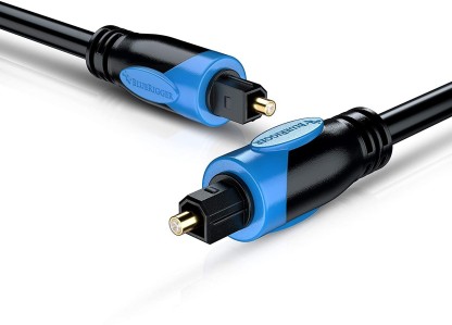 OPTICAL Optical Audio Cable Surround Sound Systems Home Theater 5M, Blue EMK Audio Cable Digital Toslink Optical Cable S/PDIF Toslink Connectors Compatible With Playstation Sound Bar