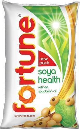 FORTUNE SOYABEAN REFINED OIL 16 POUCH OF 1L EACH Soyabean Oil Carton