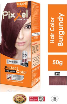 Lolane PIXXEL COLOR CREAM P20A BURGUNDY 5.26 50G , BURGUNDY