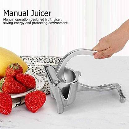 Logyk Aluminium Squeeze Manual Lime Orange Juice Grapefruit Presser Extractor Maker Hand Juicer