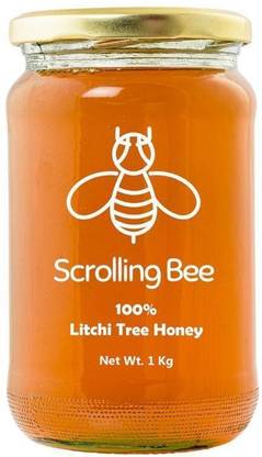Scrolling Bee Litchi Tree Honey -1Kg
