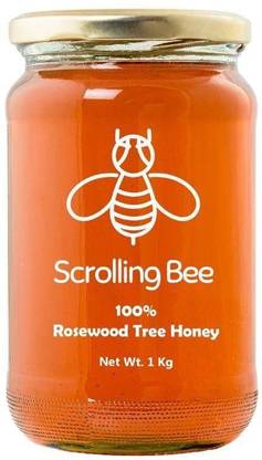 Scrolling Bee Rosewood Tree Honey - 1Kg