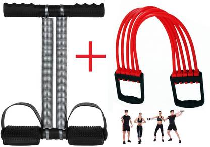 SIDHMART Tummy Trimmer & Chest Expander Combo Abs ,Chest Exercises Gym Equipment At Home Fitness Accessory Kit Kit