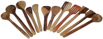 Iaarvi GLobal Wooden Ladle Kitchen Tool Set