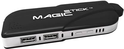 magic stick The Best PC Stick, Powerful Full Featured Computer with Windows10 Pro License Activated & Preloaded, IOT Enabled, Dual Display, FanLess, Type-C, Metal Case, Long Life Battery (Black) - Windows 10, Intel Z8300/Z8350, Atom Z8300/8350, 2 LPDDR3, 32 GB SSD Stick PC