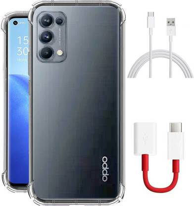 RRTBZ Cover Accessory Combo for Oppo Reno 5 Pro 5G with Data Cable and OTG Cable
