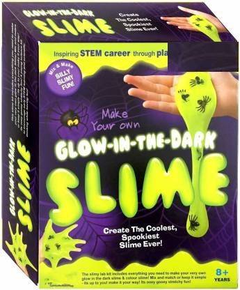 Gosling Glow in the dark slime lab kit chemistry science experiment stretchy spooky slimy fun Do it yourself DIY Green Putty Toy