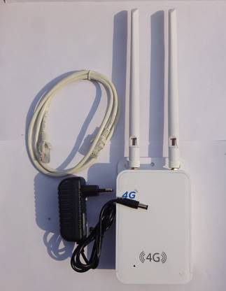 IT VISION Universal WR-401VC 4G SIM Based Wifi Device with LAN port || Portable Unlocked Router Support All 4G GSM SIM Cards for All DVR, NVR, CCTVs, IP Cameras, Bio Metric Devices No Configuration Required 4G Router 2.4 GHz 300 Mbps Wifi Speed Single Band External Antenna MiFi (Sim Based)
