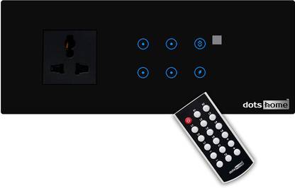 dotshome Smart Touch Switch Board With 1 (23amp) for ac switch, 1 (6amp) Two-Way switch Smart Switch