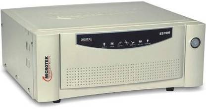 Microtek Inverter UPS EB 900 (800Va) 672 Watts Digital Inverter 120 V Delta Conversion Tower Model UPS with Overload Protection 3 Outlet Plugs