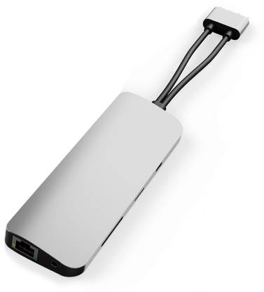 HyperDrive Viper 10-in-2 Dual Video 4K HDMI USB-C Hub Docking Station for MacBook Pro/Air, Also Works as 9 in 1 USB C hub for iPad Pro, PC with Type C Ports HD392 USB Hub