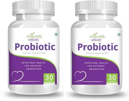 Natures Velvet Lifecare Probiotics, 30 Capsules - Pack of 2