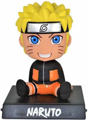 RVM Toys Naruto Phone Holder Car Decoration Bobble Head Shaking Action Figure Bobblehead with Mobile Holder for Home and Car Interior