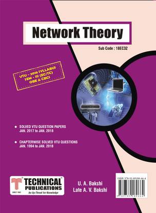 Network Theory for BE VTU Course 18 OBE & CBCS (III- ECE - 18EC32)