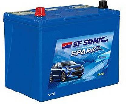 SF SONIC SF SONIC SPARKZ Car Battery