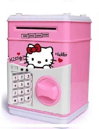 rcare collection Money Safe Bank ATM Electronic Piggy Bank with Password Lock Digital Savings Safe for Coins and Notes Coin Bank