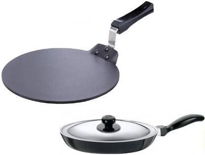 Hawkins FUTURA DOSA TAWA 30CM & FRYING PAN 26 CM WITH LID Non-Stick Coated Cookware Set