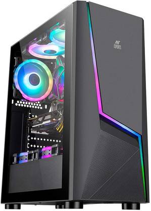 Connect Infotech Core i5 9th|16GB DDR4|1TB|240GB|4GB|500W i5 9th Generation (16 GB RAM/GTX 1050ti Graphics/1 TB Hard Disk/256 GB SSD Capacity/Windows 10 Pro (64-bit)/4 GB Graphics Memory) Gaming Tower