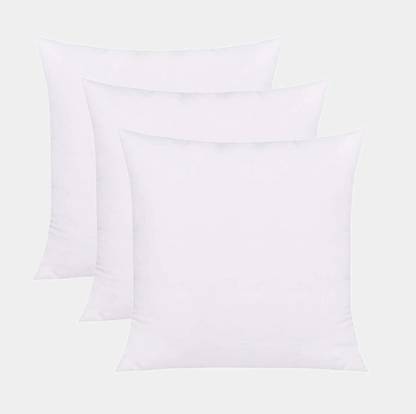 NplashFashion Cotton Solid Cushion Pack of 3