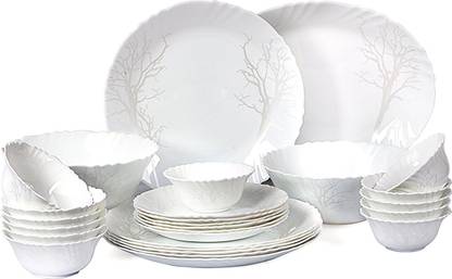 cello Pack of 27 Opalware Cello Imperial Winter Frost Dinner Set of 27 pcs Dinner Set