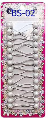 Tara Girls Twinbead Bubble Ponytail Holders Elastic Hair Accessories 14 Pieces Selection () Hair Accessory Set