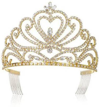 DcZeRong Tiara Prom Crown Prom Tiara Queen Tiara Crown Women Prom Crowns Pageant Tiaras Hair Band