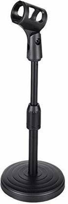 Linsden Desktop Mini Stand for Microphone Table Mic Conference Recording Audio & Karaoke mic stand