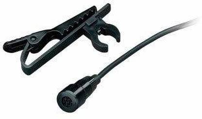 Audio Technica ATR35CW Omnidirectional Condenser Lavalier Microphone, For A-T Wireless System Microphone