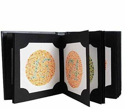 Uniplex Company Ishihara Test Chart Book For Color Deficiency With 38 Plates