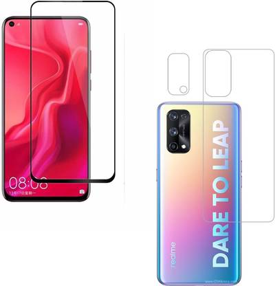 Vatsin Front and Back Tempered Glass for Realme X7 Pro