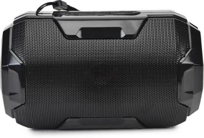 Alchiko AK-106 Wireless 3D Stereo Music Surround With FM, LED Flash Light & Cell Phone Holder Style Built-in Microphone Mp3 Music Player Sound Box Connecting With All Smartphones 5 W Bluetooth Speaker