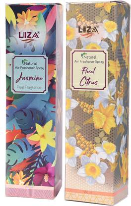 liza products lemon, fresh, floral, jasmine Spray, Refill floral citrous and jasmine combo
