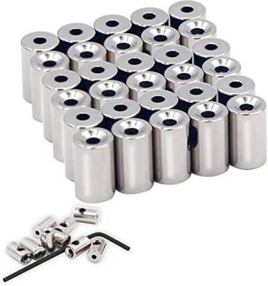 EuTengHao 30 Pieces Pin Keepers Pin Locks Pin Backs Clasp Locking Pin Keeper Backs Locking Pin Backs (9mmx5.5mm,)