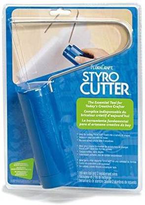 FloraCraft Styrofoam Cutting Tool Hot Wire Battery Operated Styrocutter