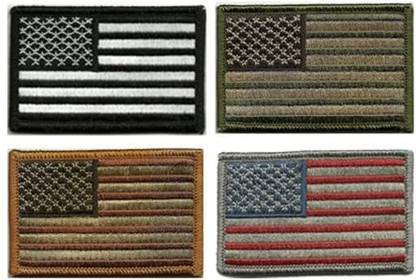 Gadsden and Culpeper Bundle 4 Pieces - Tactical USA Flag Patches - Multi-colo