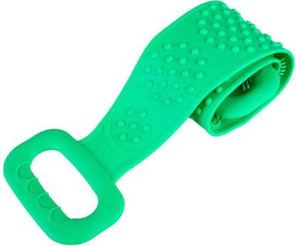PaxMore Silicone Back Scrub Bath Shower Wash Body Belt Brush Bath Towel Exfoliating Bath Brushes Back scrubber Bathroom