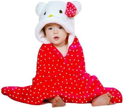 Pandaoriginals Animal Single Hooded Baby Blanket for  AC Room