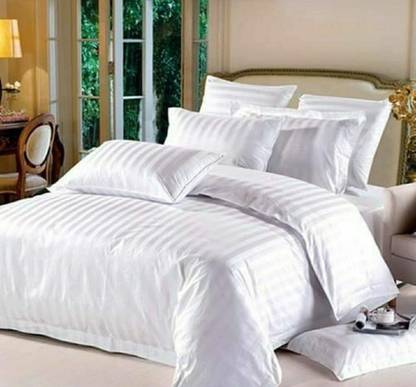 Laying Style Satin Double King Sized Bedding Set