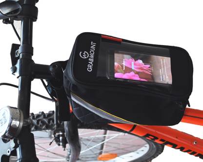 GRABMOUNT Bicycle Phone Bag Waterproof Frame Tube Bag Touch Screen Bicycle Phone Holder Bicycle Phone Holder