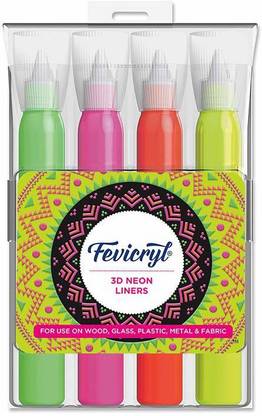 Fevicryl 3D Neon Liners (20 ml each)