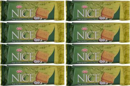 Dukes Nice Coconut Biscuits Pack of 8 Biscotti Biscuit