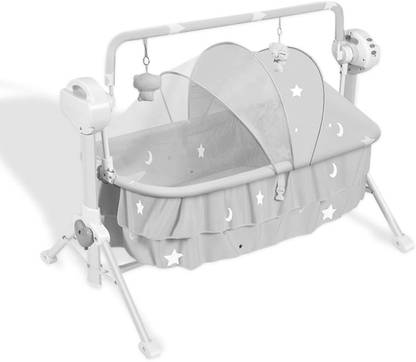 StarAndDaisy Automatic Baby Cradle Crib with Automatic Swing with Remote Control & Bluetooth